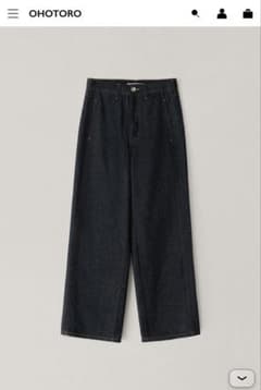 OHOTORO / Wide Stitch Jeans short S - メルカリ