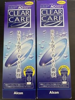 エーオーセプト AOセプト クリアケア コンタクト洗浄液 360ml×2本のサムネイル