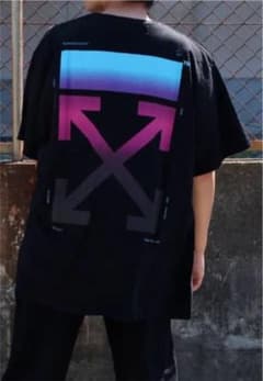 早い者勝ち！オフホワイト Off-White Tシャツ グラデーション 貴重のサムネイル