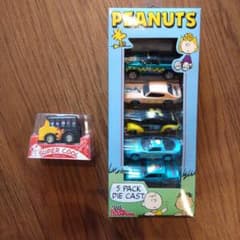 RCERTL製 ピーナッツスヌーピーレーシングチャンピオンズ 5P ダイキャスト スヌーピー レーシングチャンピオン ダイキャスト・チョロQ SUPER