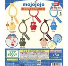 mojojojo カラフルマルチチャーム 全5種セット ガチャのサムネイル