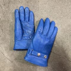 Schott ショット ワンスター レザーグローブ 革手袋 ボア ブルー S Schott ショット ワンスター レザーグローブ 革手袋 ボア ブルー S