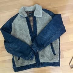 ZARA MAN デニム ボアジャケット チェック裏地のサムネイル