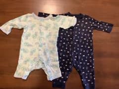 ロンパース　長袖　2枚セット　70cmのサムネイル