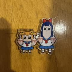 ポプテピピック　アクリルバッジ　室内保管のサムネイル
