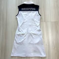 BRIEFING GOLF ノースリーブ ポロ ワンピース ホワイト S BRIEFING GOLF ノースリーブ ポロ ワンピース ホワイト S - メルカリ