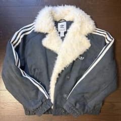 【値下げ交渉可】Adidas 中国限定 ボア襟付き ジャケット S Y2Kのサムネイル