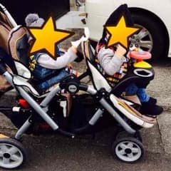 二人乗りベビーカーのサムネイル