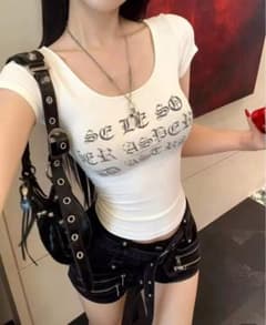ロゴプリント 半袖Tシャツ ホワイトのサムネイル