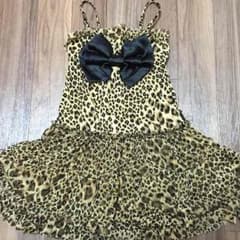 JENNI★レオパード☆フリルワンピースのサムネイル