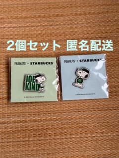 スターバックス スタバ スヌーピー ピンバッジ 2個セットのサムネイル