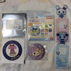 たまごっち グッズ　３種　まとめ売り刺繍缶バッジ ちゃまめっちのサムネイル