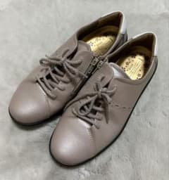 achilles sorbo/サイドジップスニーカー/23cm/ベージュ