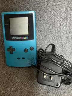 ゲームボーイカラー　ブルー本体難あり　ソフト１９本付きのサムネイル