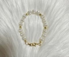 【ハンドメイド】パールストラップ★* フェイラー　トート　チャームのサムネイル