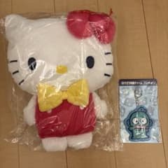 サンリオキャラクター大賞あたりくじ　ハローキティクッション&ハンギョドンチャームのサムネイル
