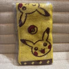 【新品・未開封】カープ オリジナル ポケモンタオルマフラー ピカチュウのサムネイル