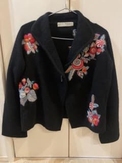 美品！希少アーカイブ】KEITAMARUYAMA立体手刺繍 ニットカーディガン