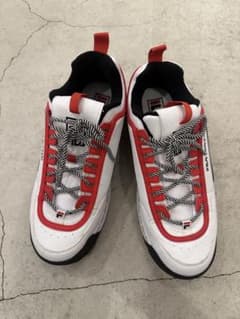 ペ*ジ様 FILA x N°21 スニーカー ホワイト レッドのサムネイル