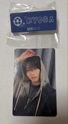 KO1KEYZ RYOGA ネームプレート FC特典トレカ セットのサムネイル