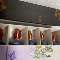 新品　九谷焼　金魚　箸置きセットのサムネイル