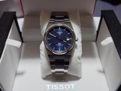 TISSOT PRX80 40mm 自動巻き時計 ネイビー - メルカリ
