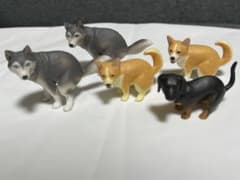 ふんばり〜ぬ犬 フィギュア 5体セット ミニチュアのサムネイル