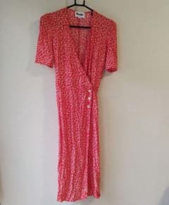 Rouje Paris Gabin dress 半袖ラップワンピース 38 - メルカリ