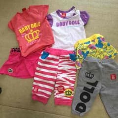 BABYDOLL女の子用6点セットサイズ80のサムネイル