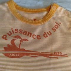 ロンT AIGLE 90 95 男女兼用 綿100%のサムネイル