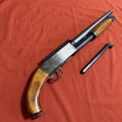 KTW M37 イサカ エアコッキングガン 木製グリップ付き ショットガン