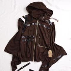 タグ付き未使用！favorite　スチームパンク　狩衣パーカー　志島とひろさん タグ付き未使用！favorite スチームパンク 狩衣パーカー 志島と