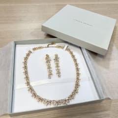 【美品】ステラブライダル　ネックレス　イヤリング　結婚式のサムネイル