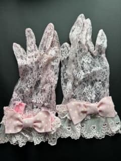 Angelic pretty おすましガールレース手袋 ピンク Angelic pretty おすましガールレース手袋 ピンク Angelic pretty おす