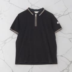 MONCLER 半袖ポロシャツ ブラック メンズ - メルカリ