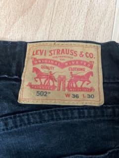LEVI'S 502 ブラックデニム W36 L30のサムネイル