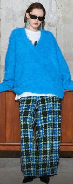 新品未使用 MAISON SPECIAL roving check pants - メルカリ