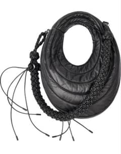 NUTEMPEROR PU LEATHER CIRCLE BAG (BLACK) - メルカリ