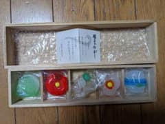 【最終値下げ】HIROTA GLASS 広田硝子 箸置き 硝子のわがしのサムネイル