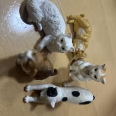 猫のフィギュア 5体セットのサムネイル