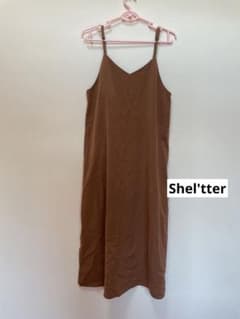 Shel'tter ロング　キャミワンピース　　オレンジのサムネイル