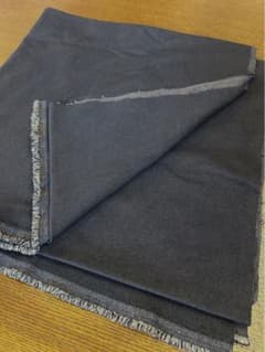 濃紺 デニム風 ストレッチ生地 約136×67cm ハンドメイドのサムネイル