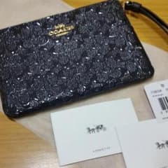 10/27.28限定で金額下げます。✨新品✨COACHポーチリストレットのサムネイル