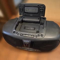 CDラジカセ レトロ カセット不動 コブラトップ パナソニック