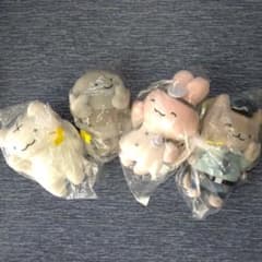 【全4種セット】ホワイトタイガーとブラックタイガー　ピースマスコット　ぬいぐるみ