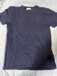 AMIPARIS アミパリス ハートロゴ Tシャツ ネイビーのサムネイル