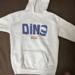 と*う様 DINO ホワイト フード付きパーカーのサムネイル