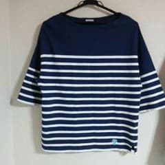 さぁこさま専用。オーシバル  ボーダー七分丈トップスのサムネイル