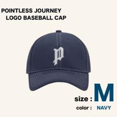 POINTLESS JOURNEY LOGO BASEBALL CAP NAVY - メルカリ