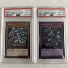 青眼の白龍＆青眼の究極竜 セット PSA 10 連番 - メルカリ